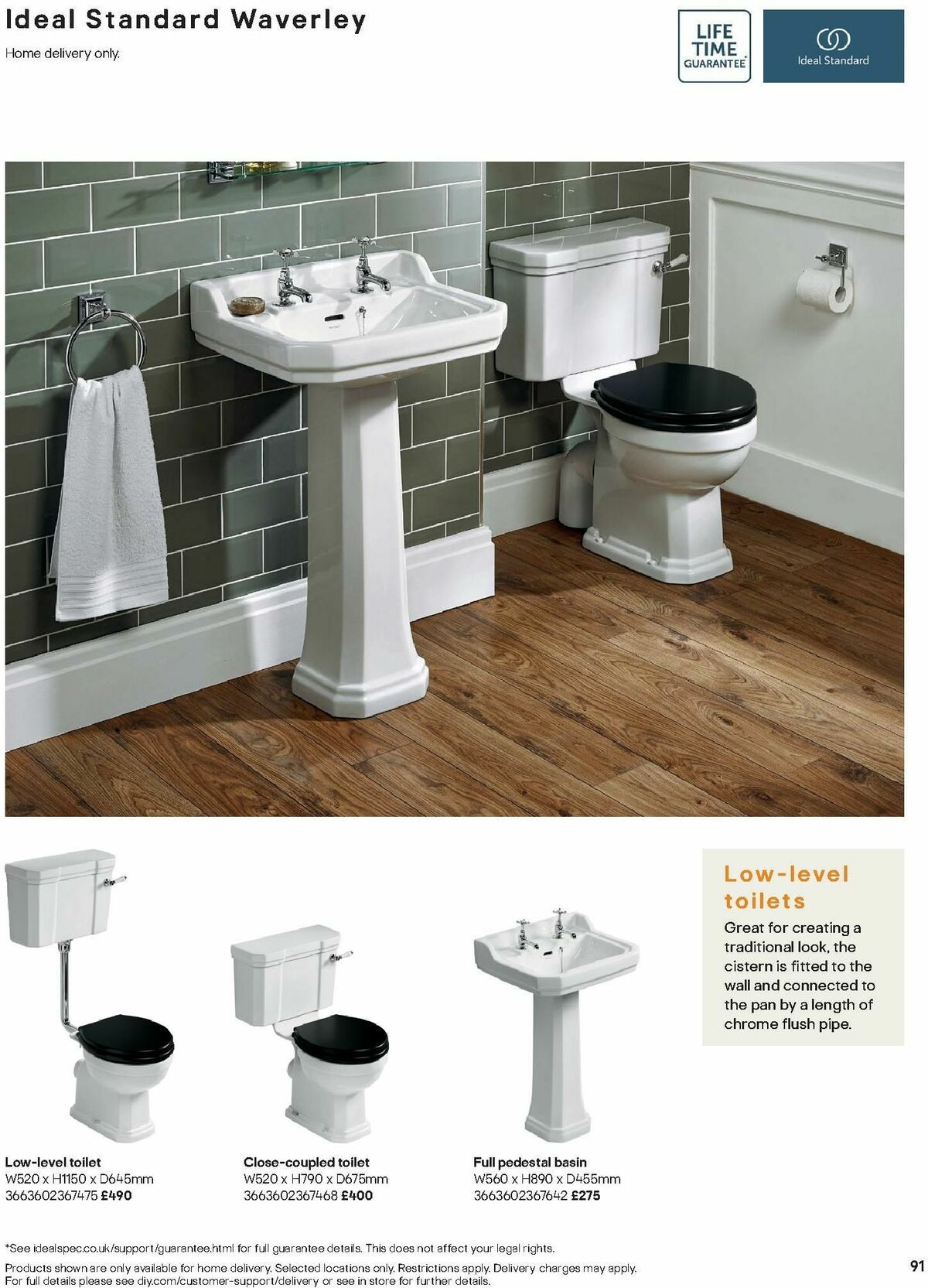 B&Q Bathrooms Offers from 15 January