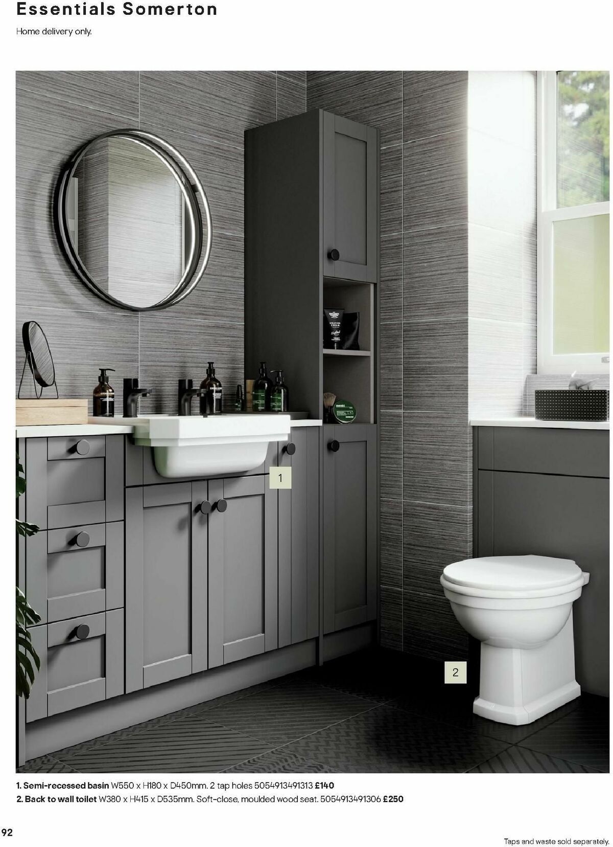 B&Q Bathrooms Offers from 15 January