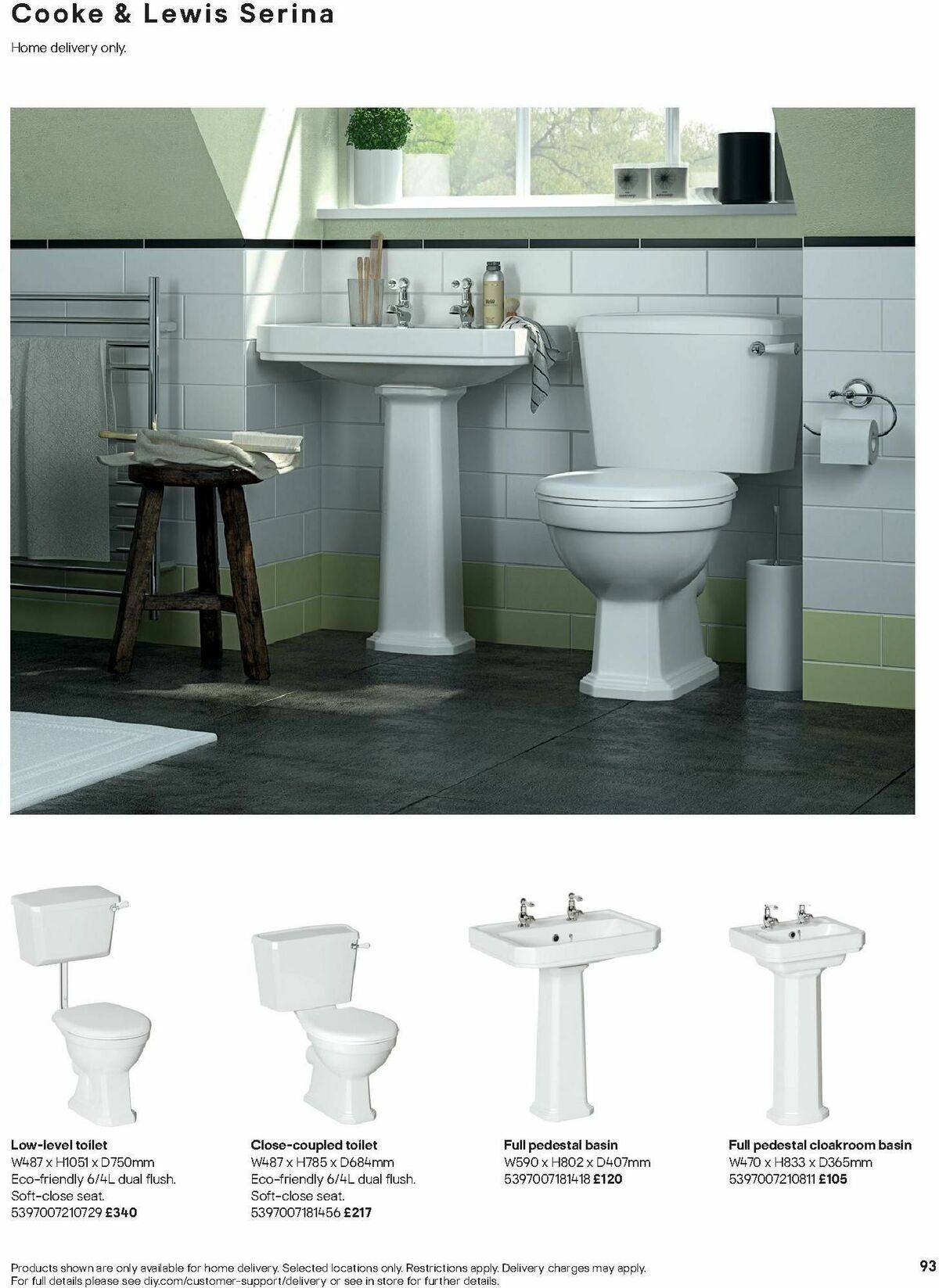 B&Q Bathrooms Offers from 15 January
