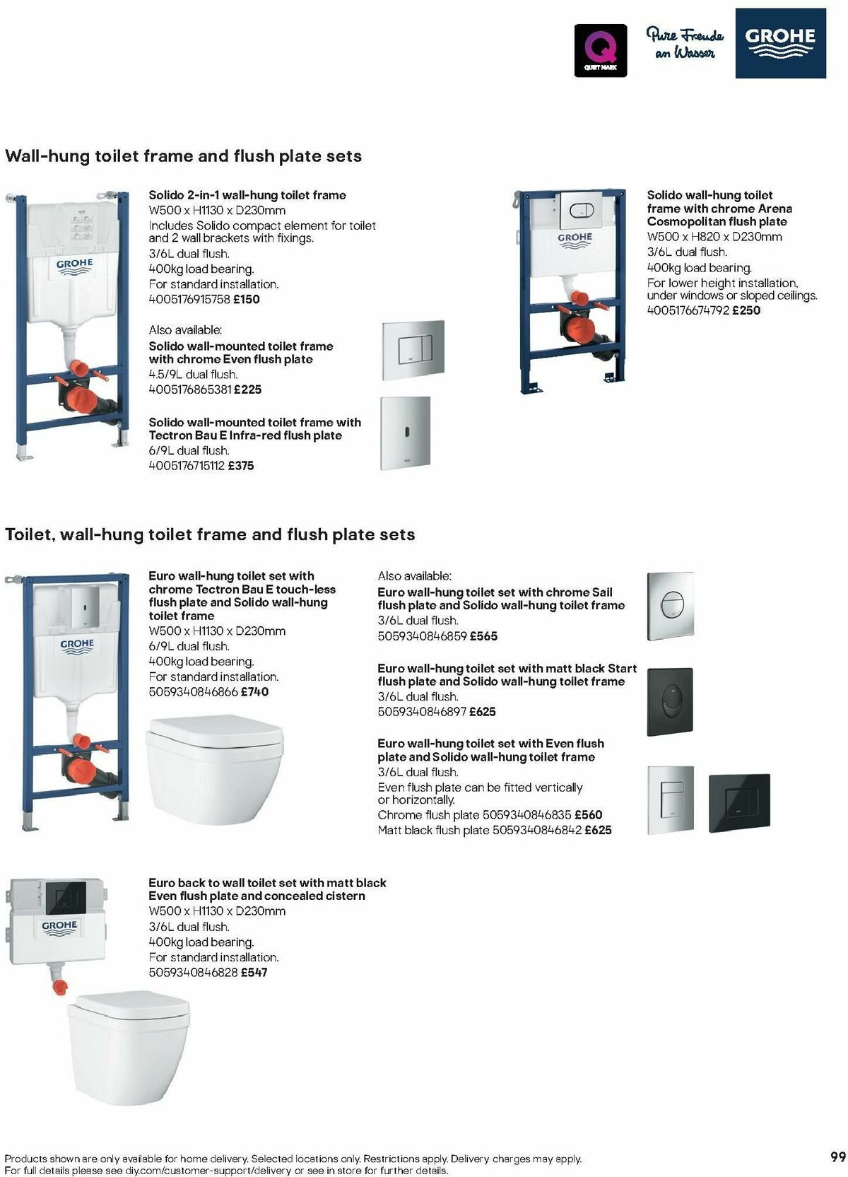B&Q Bathrooms Offers from 15 January