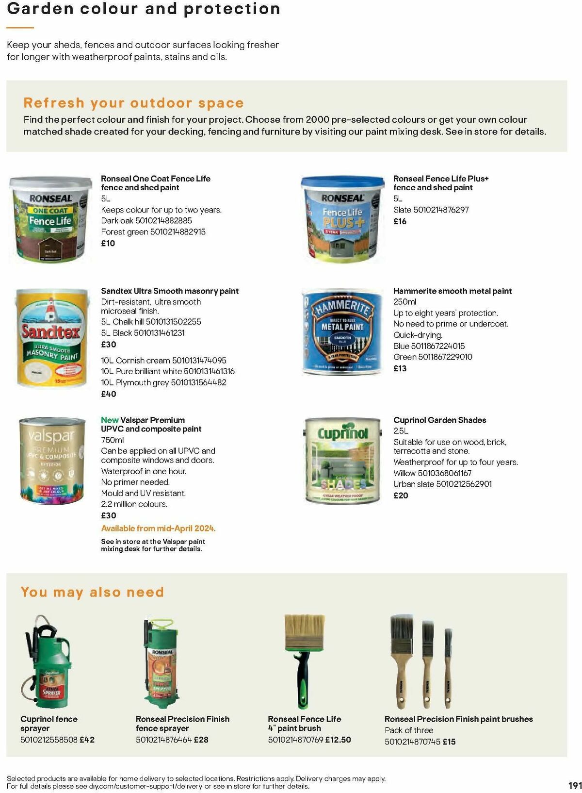 B&Q Outdoors Offers from 8 March