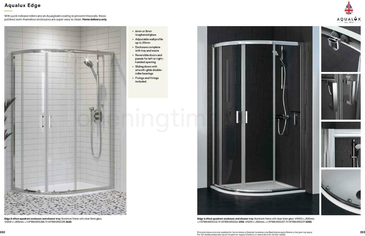 B&Q Bathrooms Offers from 22 March