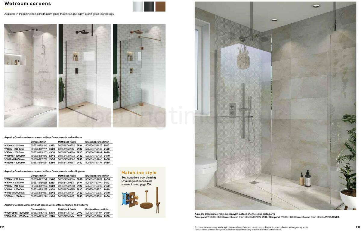 B&Q Bathrooms Offers from 22 March