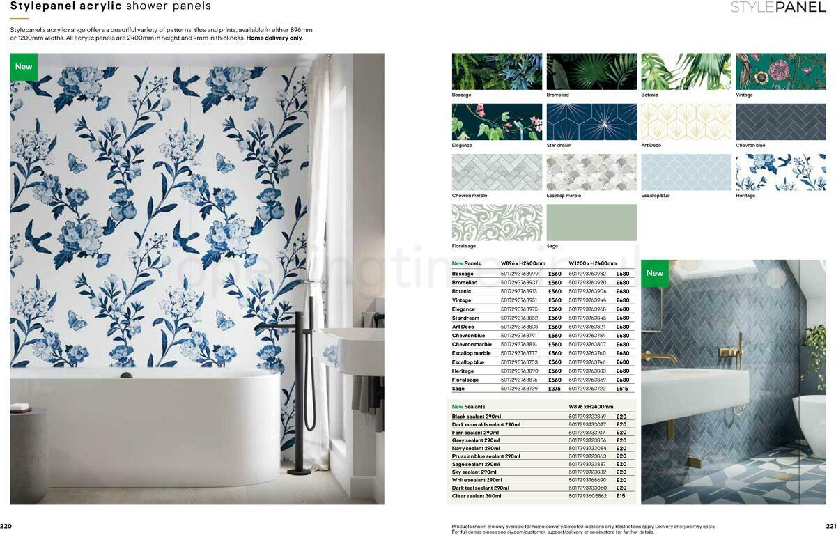 B&Q Bathrooms Offers from 22 March