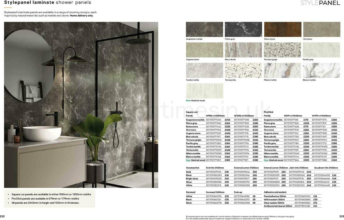 B&Q Bathrooms Offers from 22 March