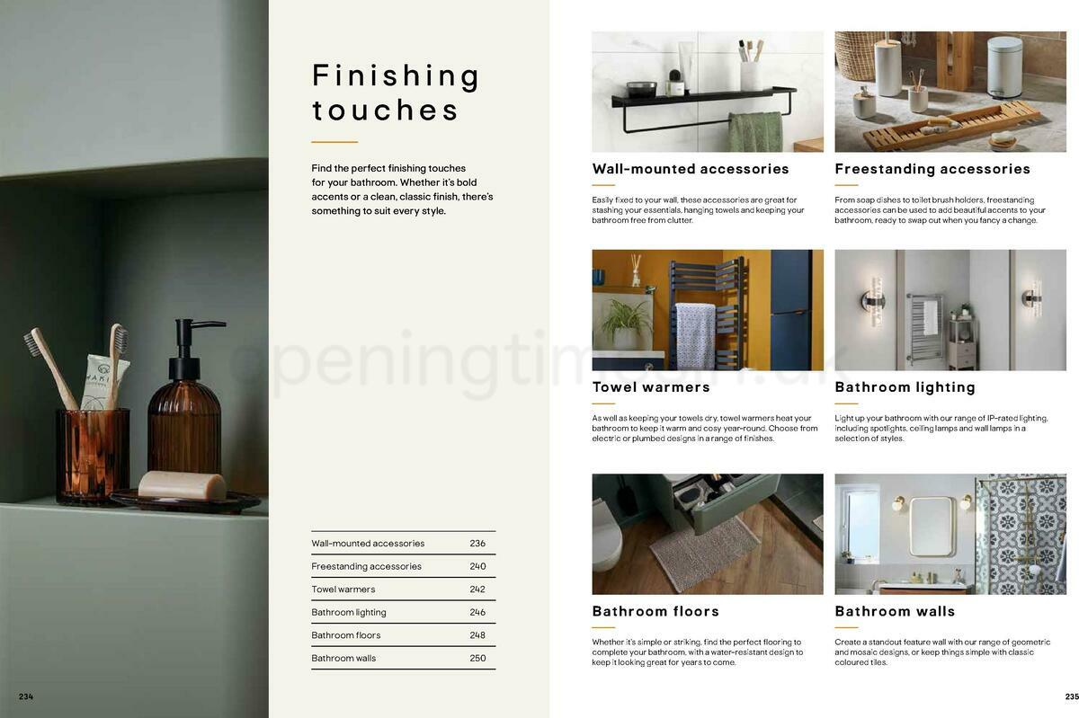 B&Q Bathrooms Offers from 22 March