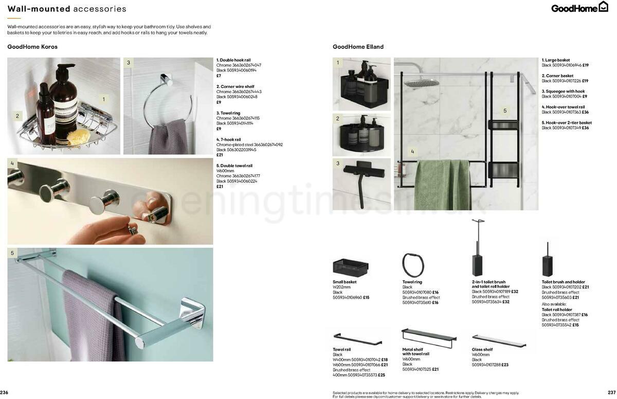 B&Q Bathrooms Offers from 22 March