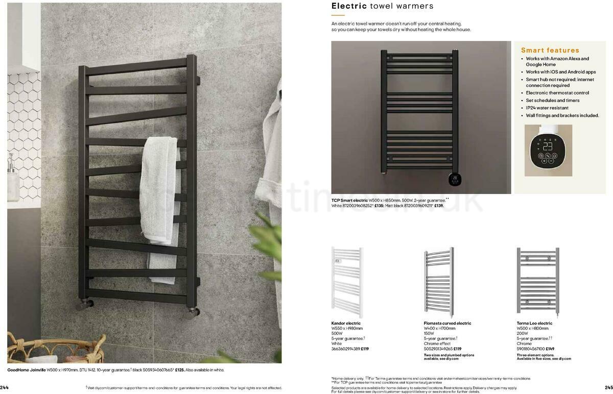 B&Q Bathrooms Offers from 22 March