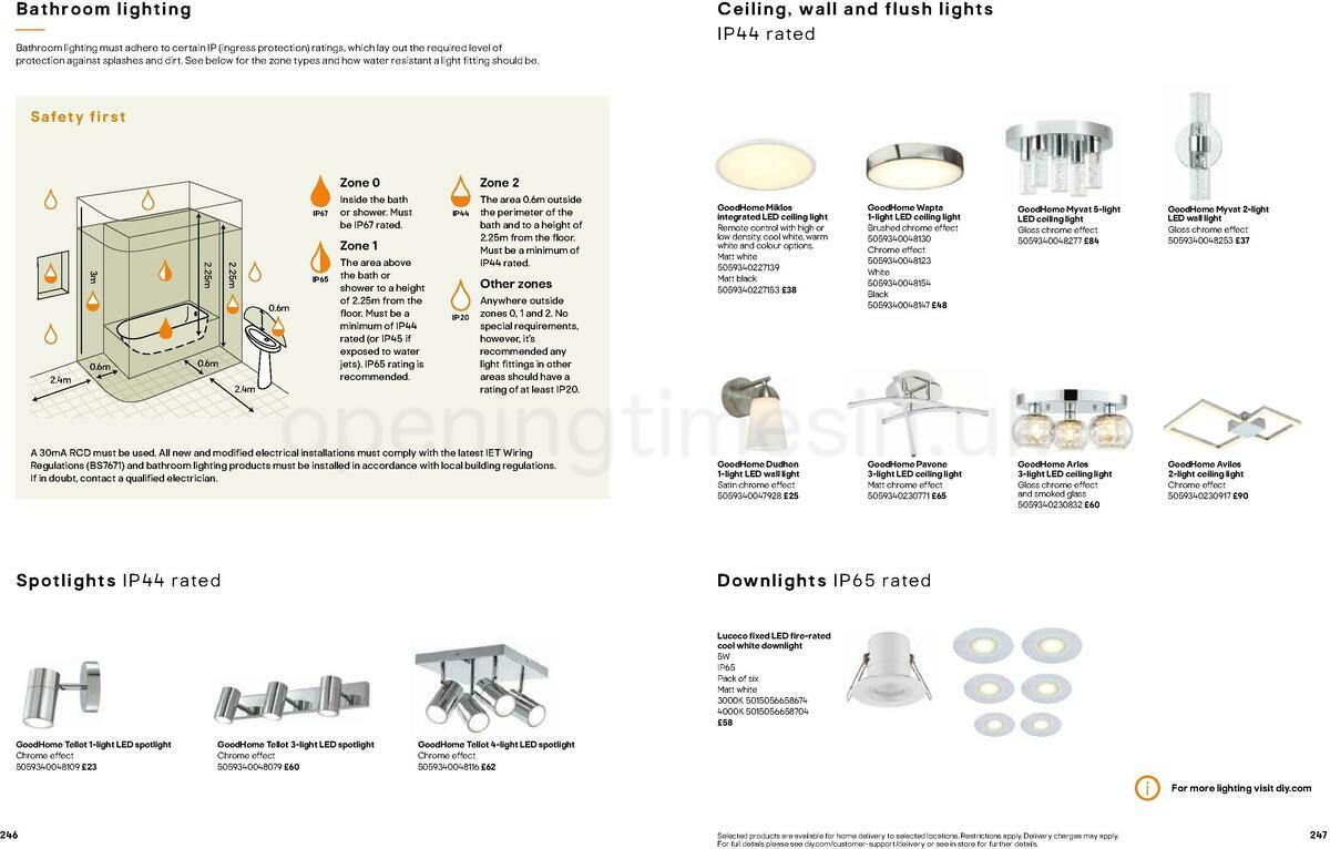 B&Q Bathrooms Offers from 22 March