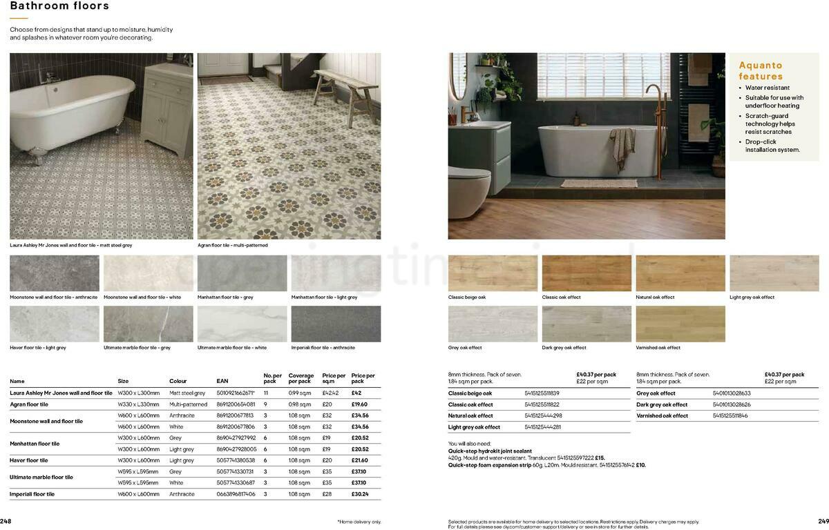 B&Q Bathrooms Offers from 22 March