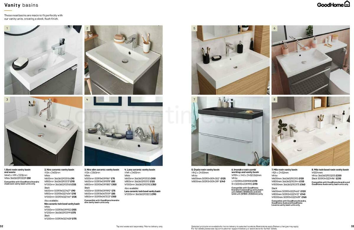 B&Q Bathrooms Offers from 22 March