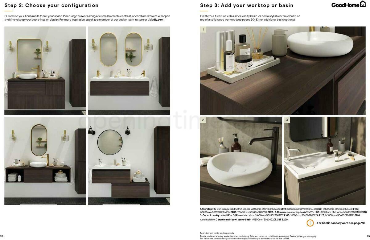 B&Q Bathrooms Offers from 22 March