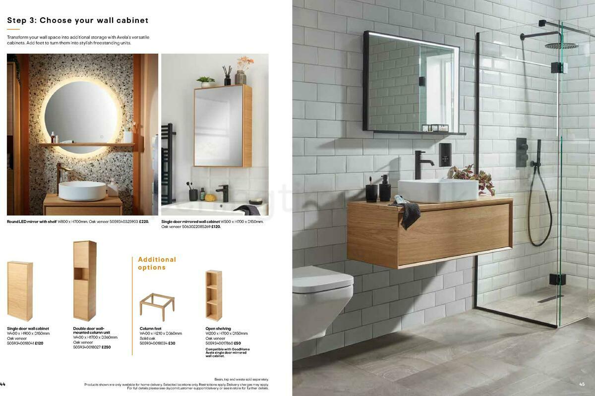 B&Q Bathrooms Offers from 22 March