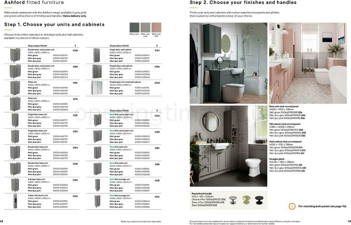 B&Q Bathrooms Offers from 22 March