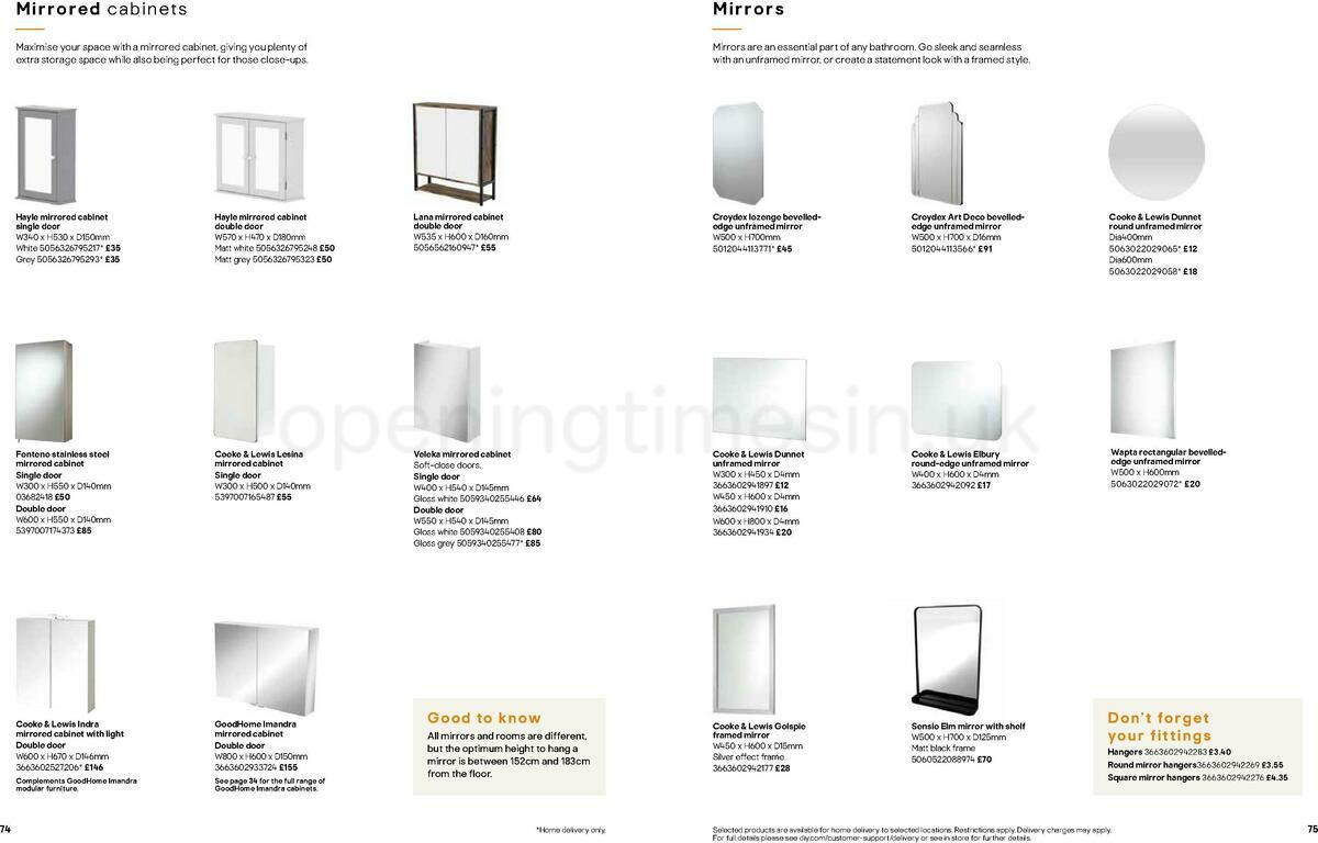 B&Q Bathrooms Offers from 22 March