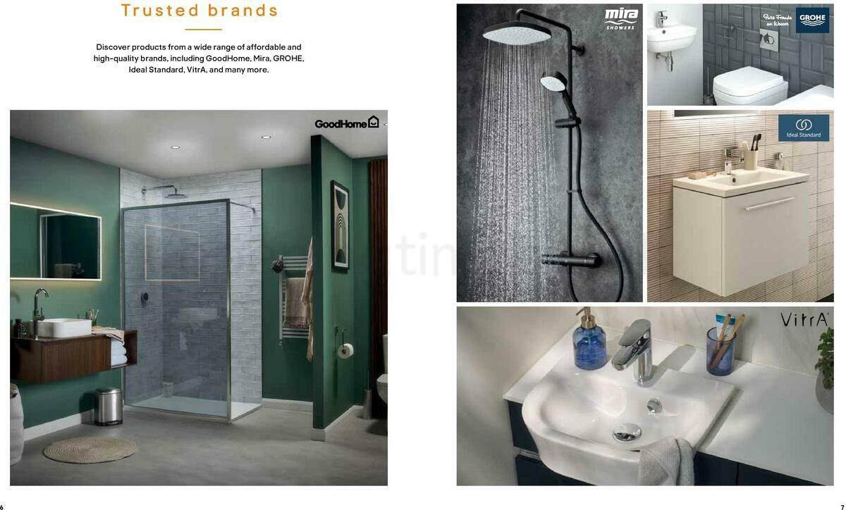 B&Q Bathrooms Offers from 22 March