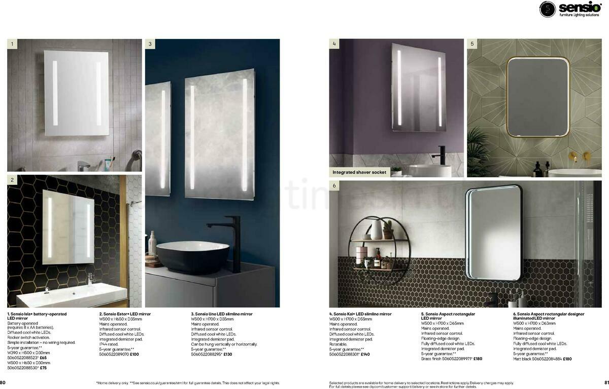 B&Q Bathrooms Offers from 22 March