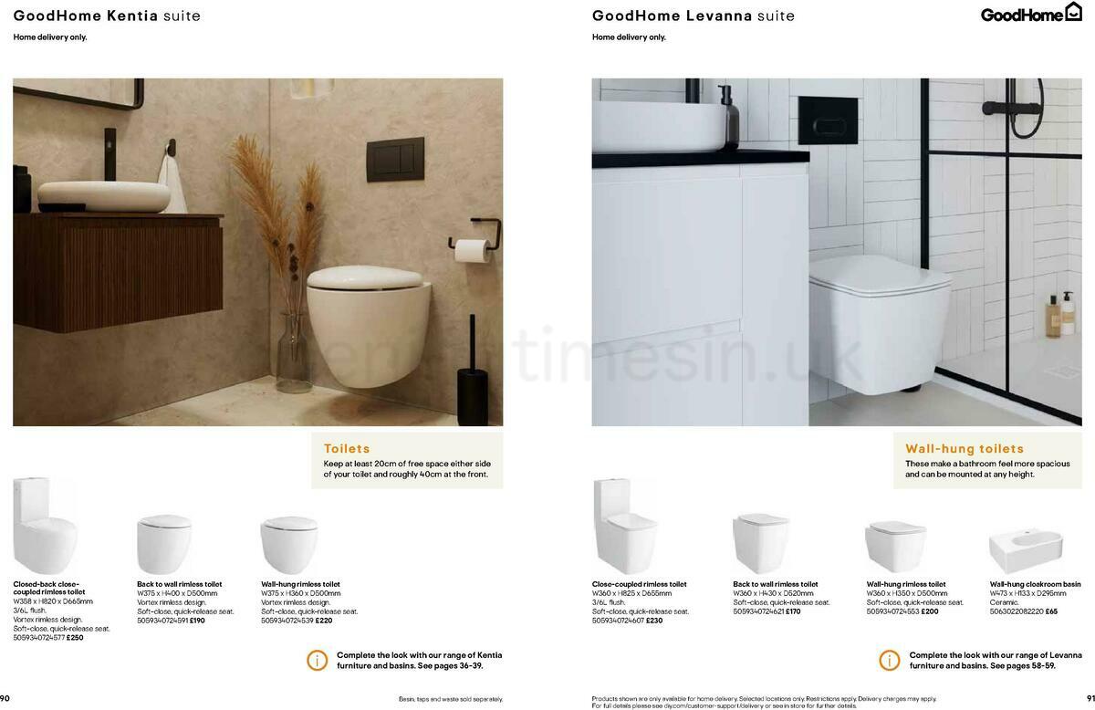 B&Q Bathrooms Offers from 22 March