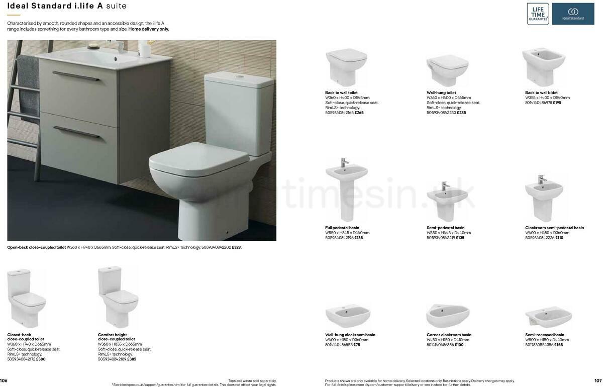 B&Q Bathrooms Offers from 22 March