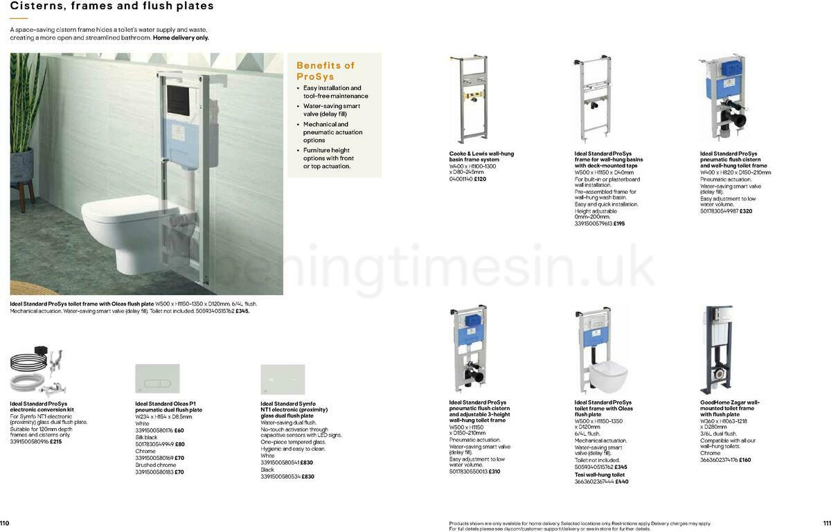 B&Q Bathrooms Offers from 22 March