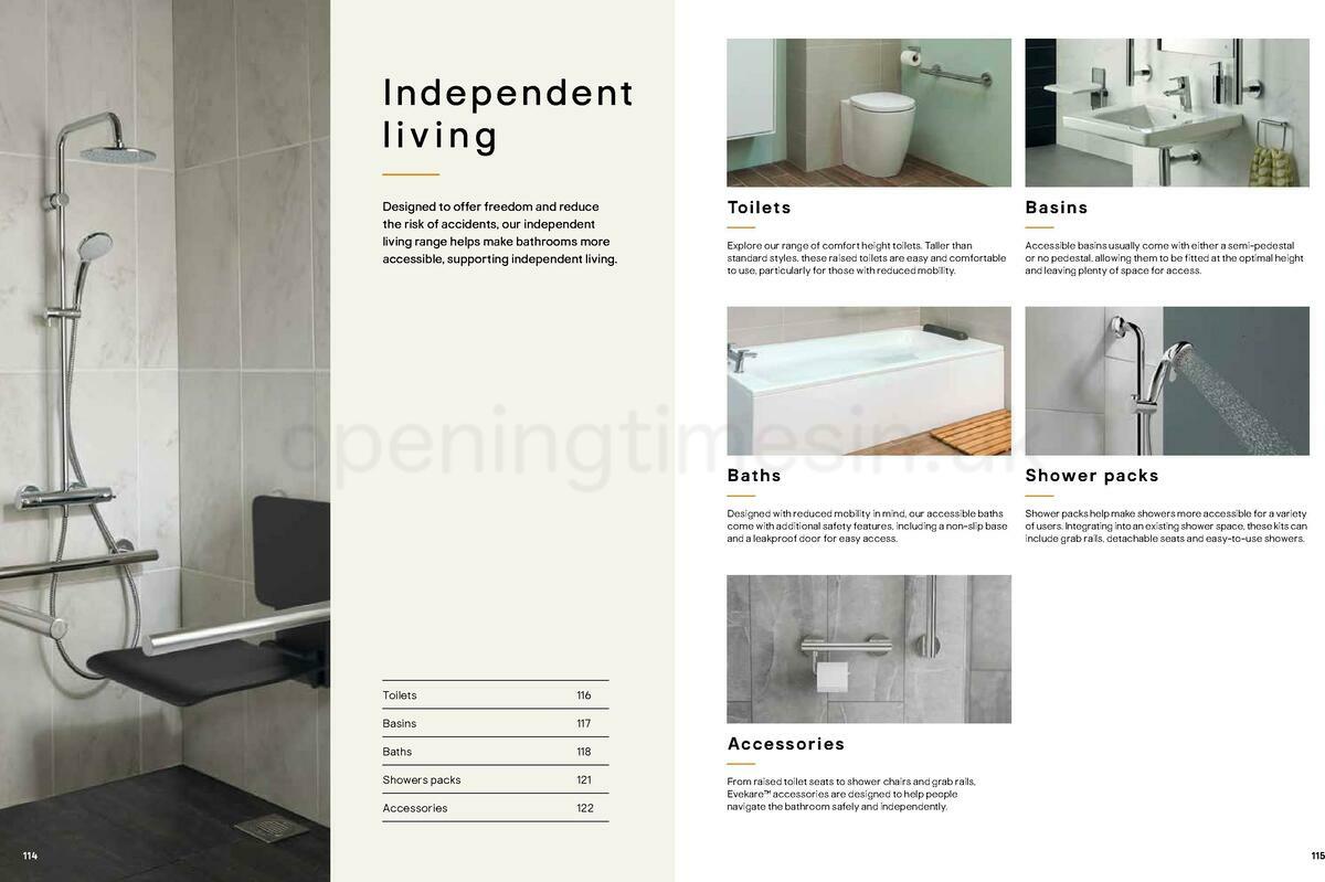 B&Q Bathrooms Offers from 22 March