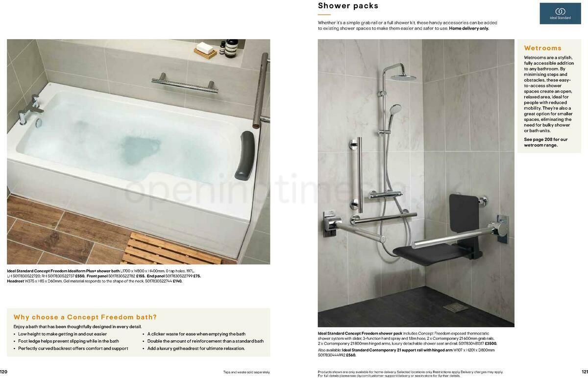 B&Q Bathrooms Offers from 22 March