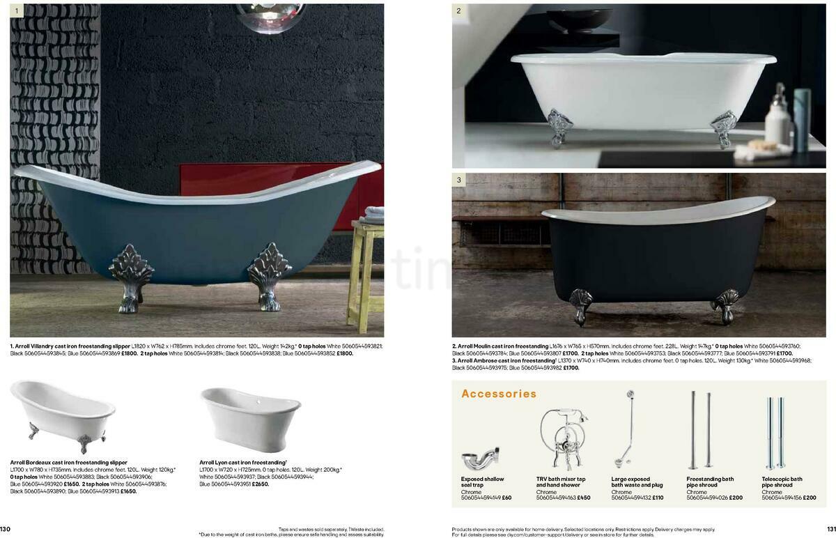 B&Q Bathrooms Offers from 22 March