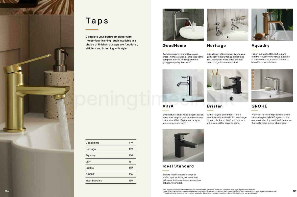 B&Q Bathrooms Offers from 22 March