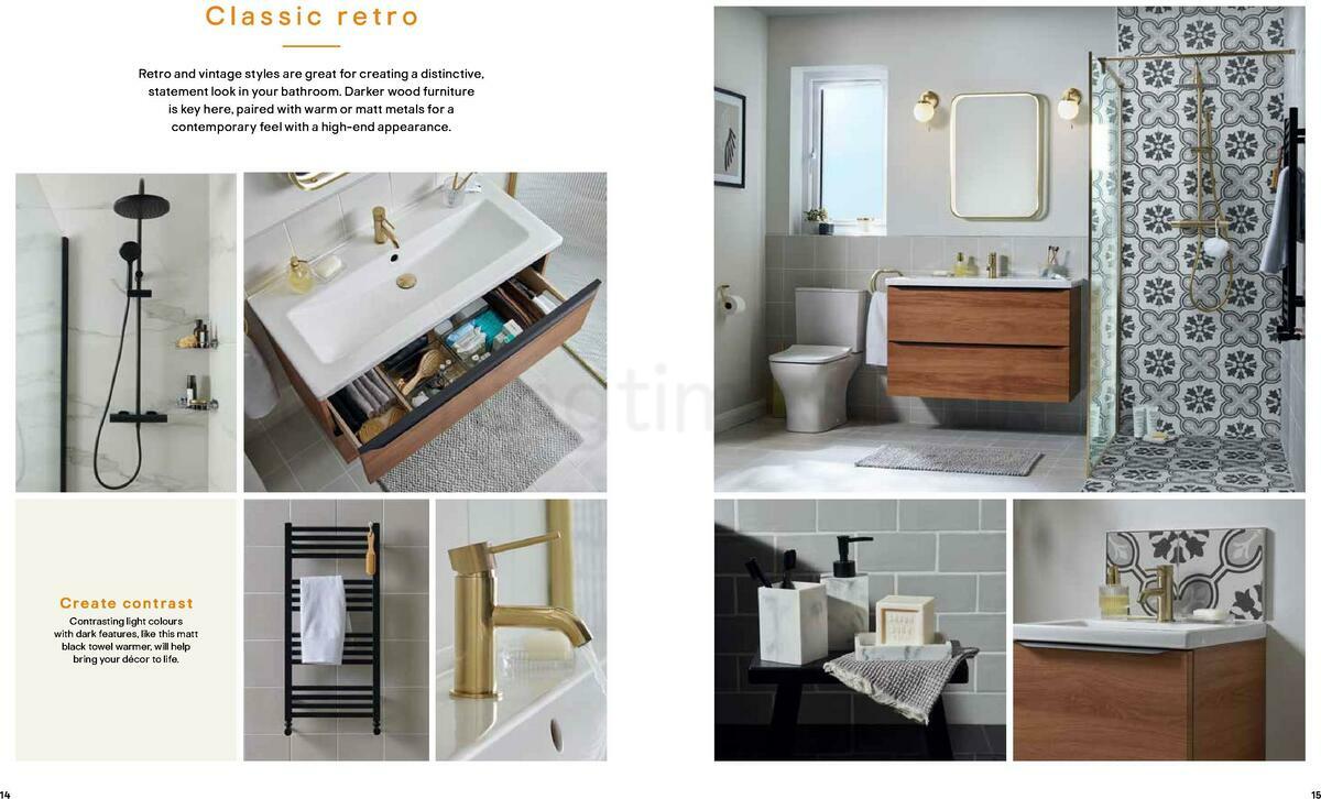 B&Q Bathrooms Offers from 22 March