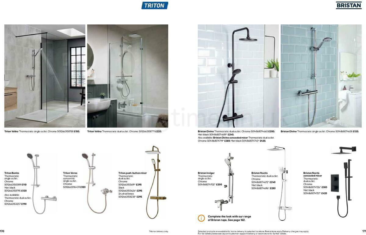 B&Q Bathrooms Offers from 22 March