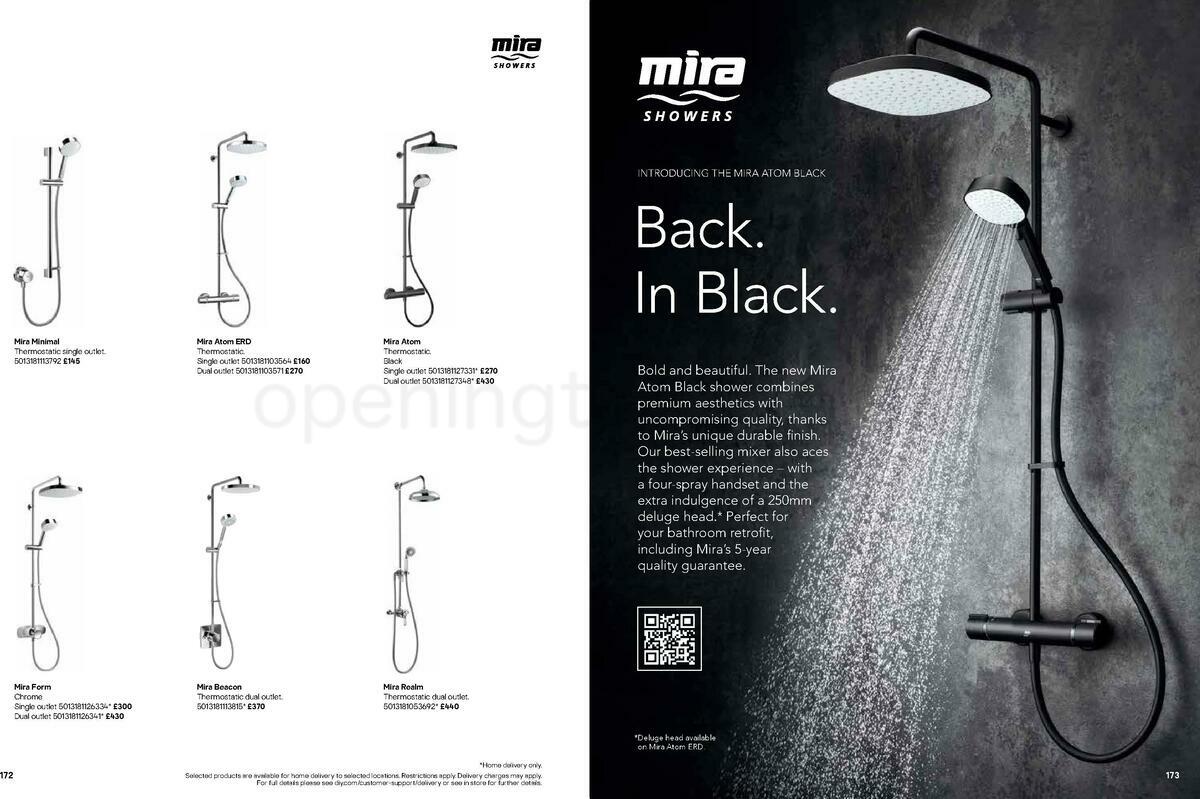 B&Q Bathrooms Offers from 22 March