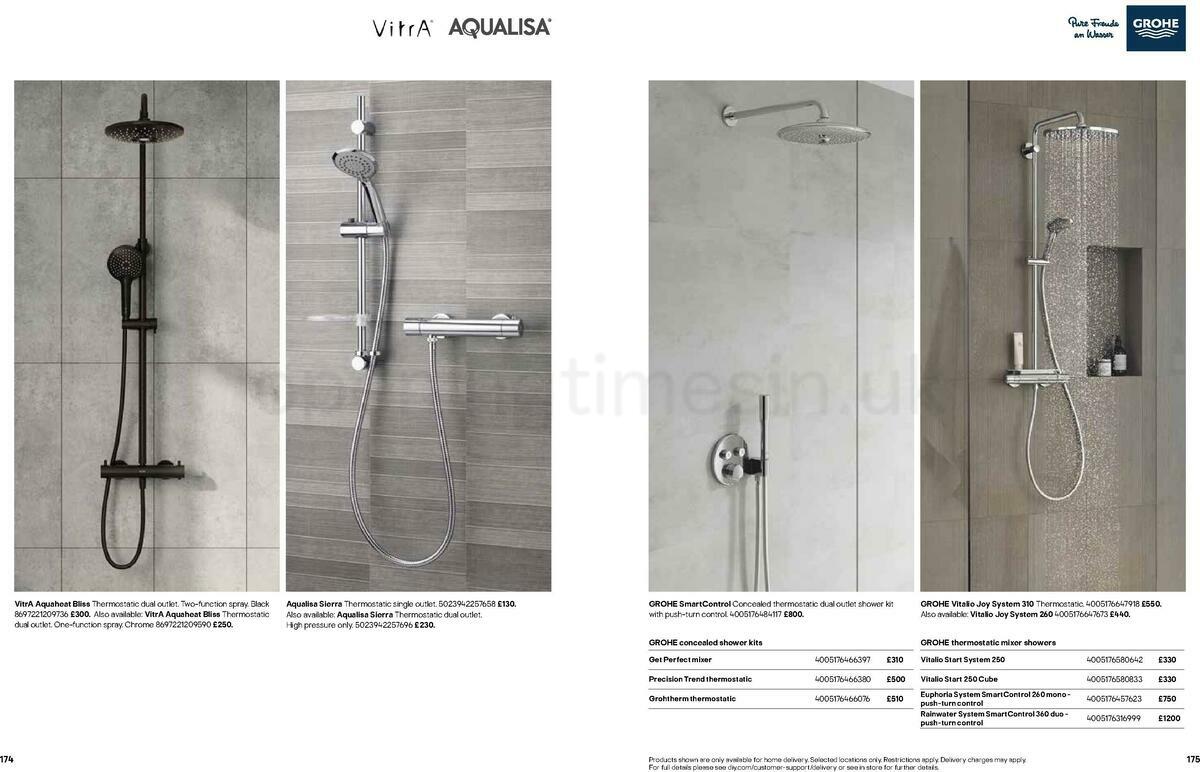 B&Q Bathrooms Offers from 22 March