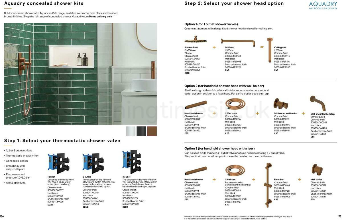 B&Q Bathrooms Offers from 22 March