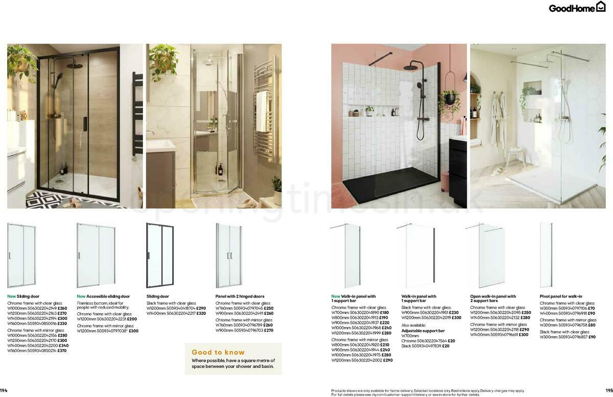 B&Q Bathrooms Offers from 22 March