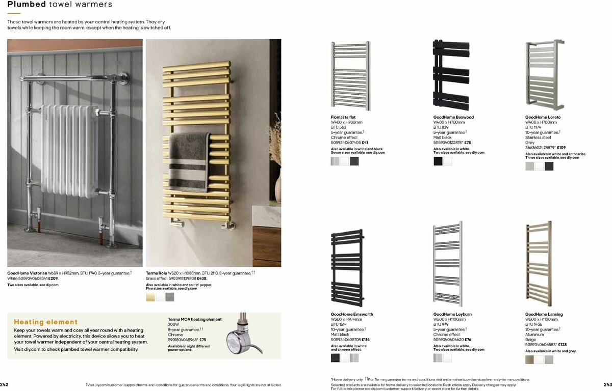 B&Q Bathrooms Offers from 1 June