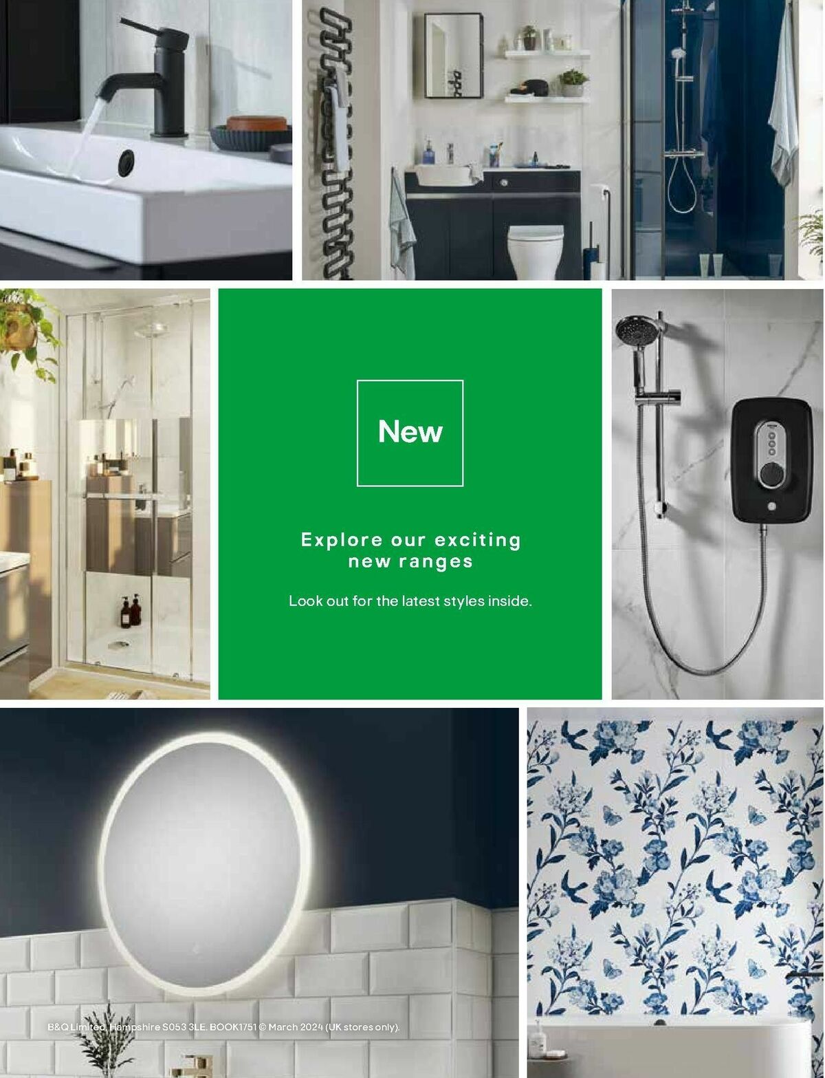 B&Q Bathrooms Offers from 1 June