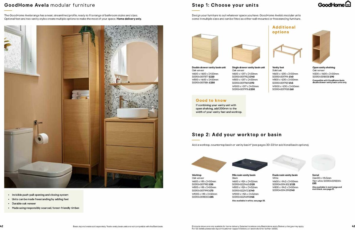 B&Q Bathrooms Offers from 1 June