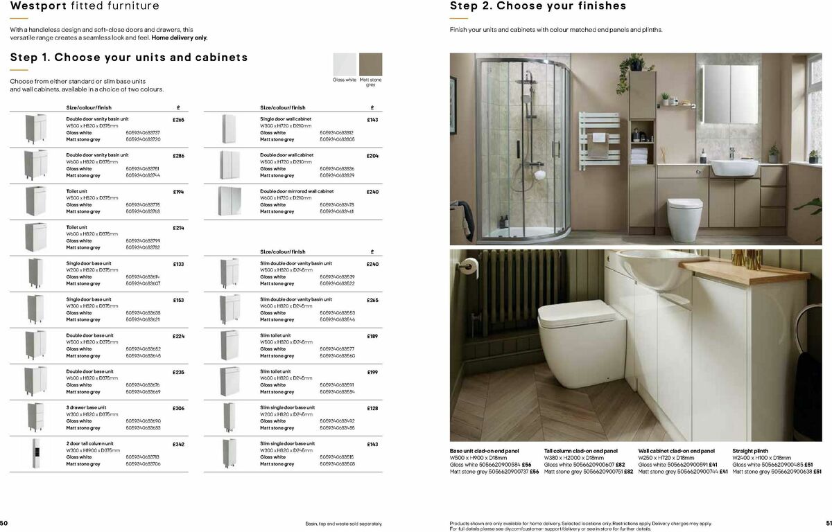 B&Q Bathrooms Offers from 1 June