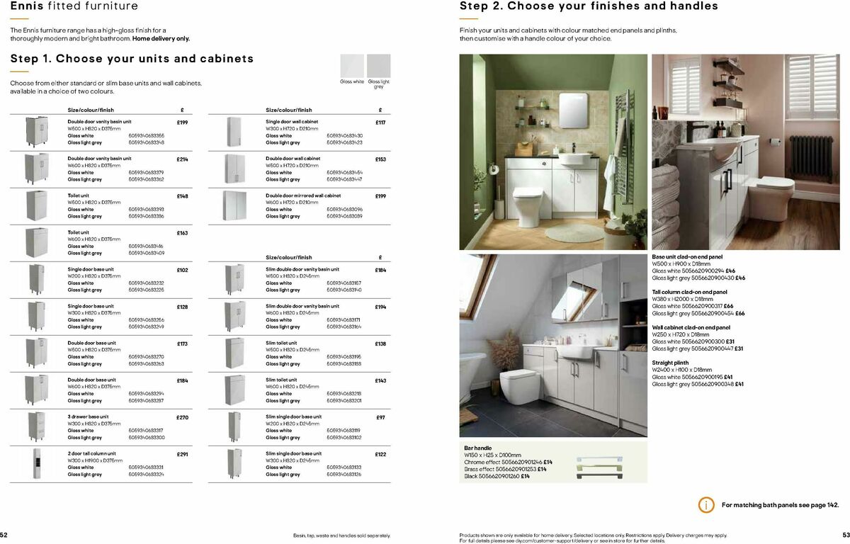 B&Q Bathrooms Offers from 1 June