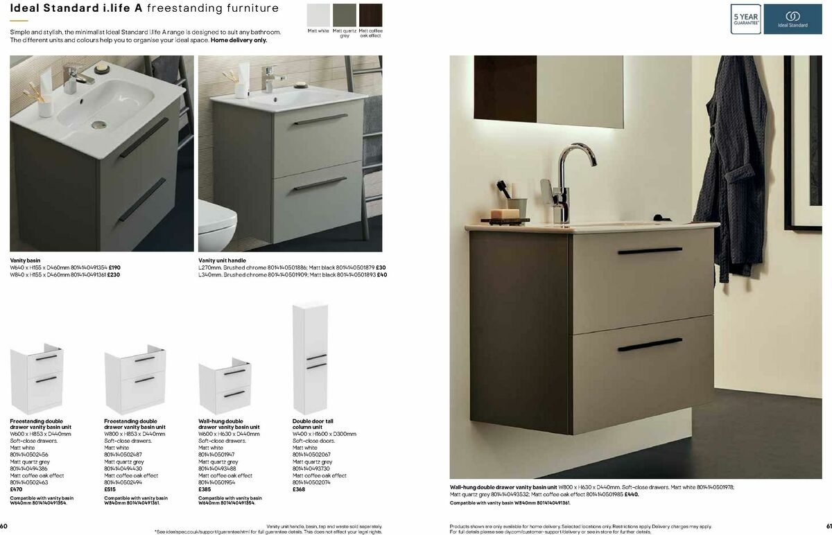 B&Q Bathrooms Offers from 1 June