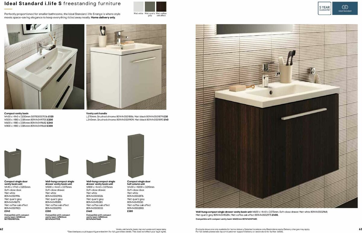 B&Q Bathrooms Offers from 1 June