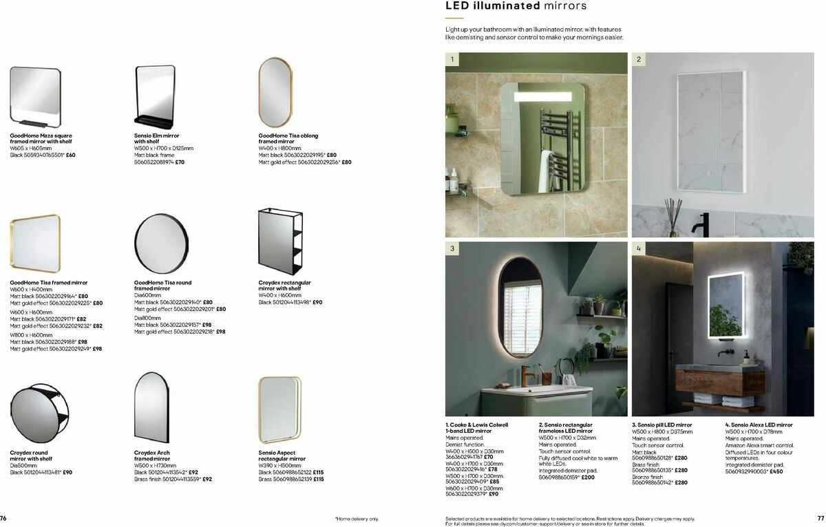 B&Q Bathrooms Offers from 1 June