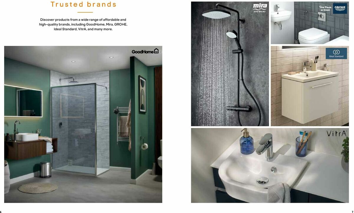 B&Q Bathrooms Offers from 1 June