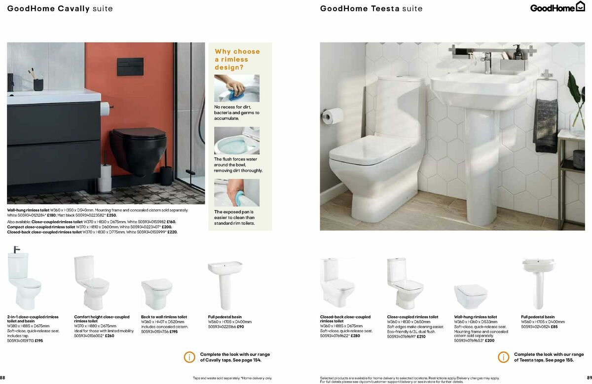 B&Q Bathrooms Offers from 1 June