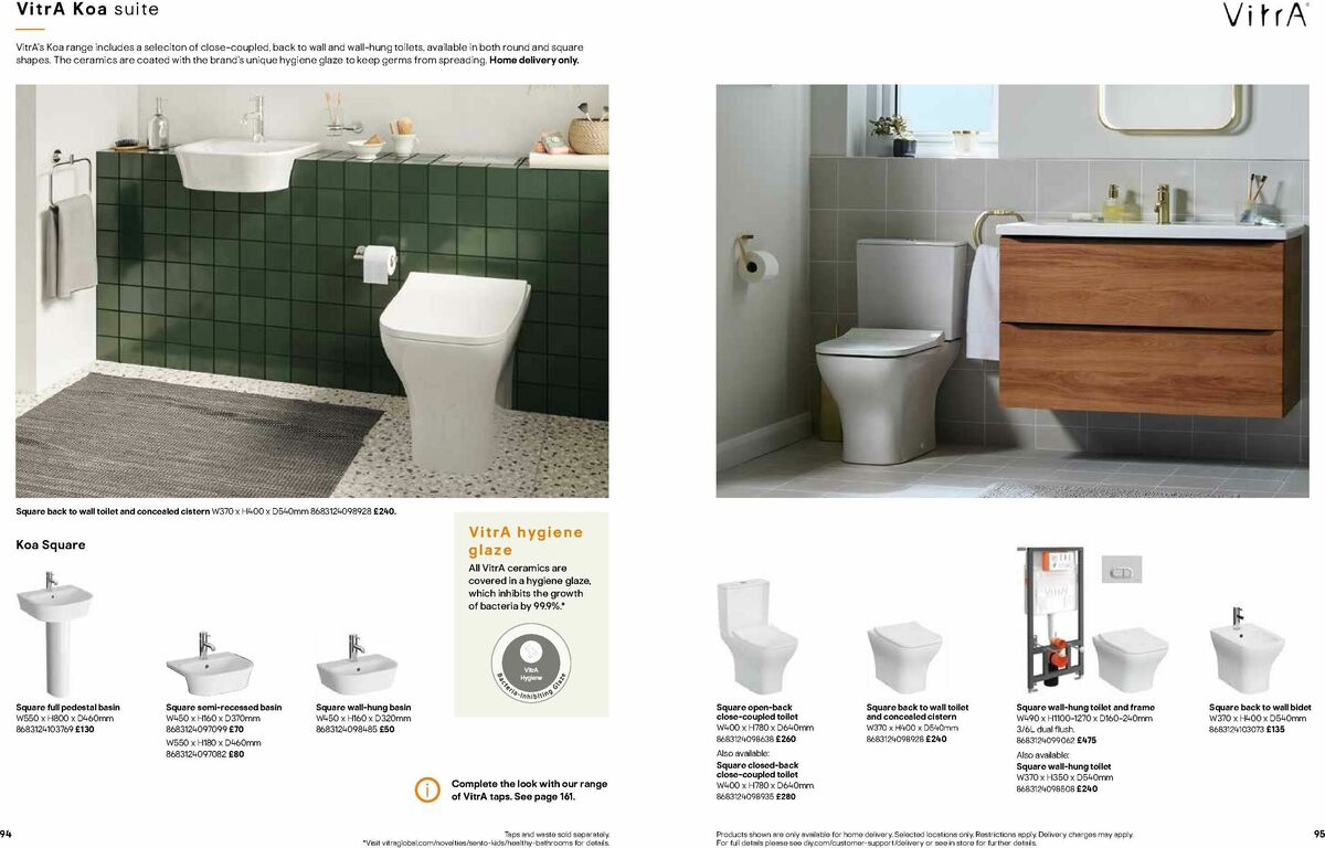 B&Q Bathrooms Offers from 1 June