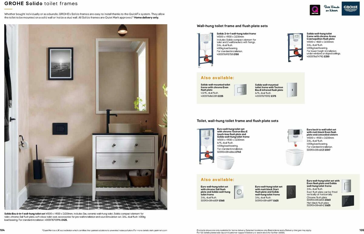 B&Q Bathrooms Offers from 1 June