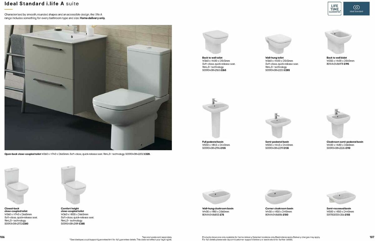B&Q Bathrooms Offers from 1 June