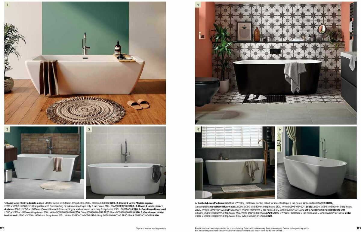 B&Q Bathrooms Offers from 1 June