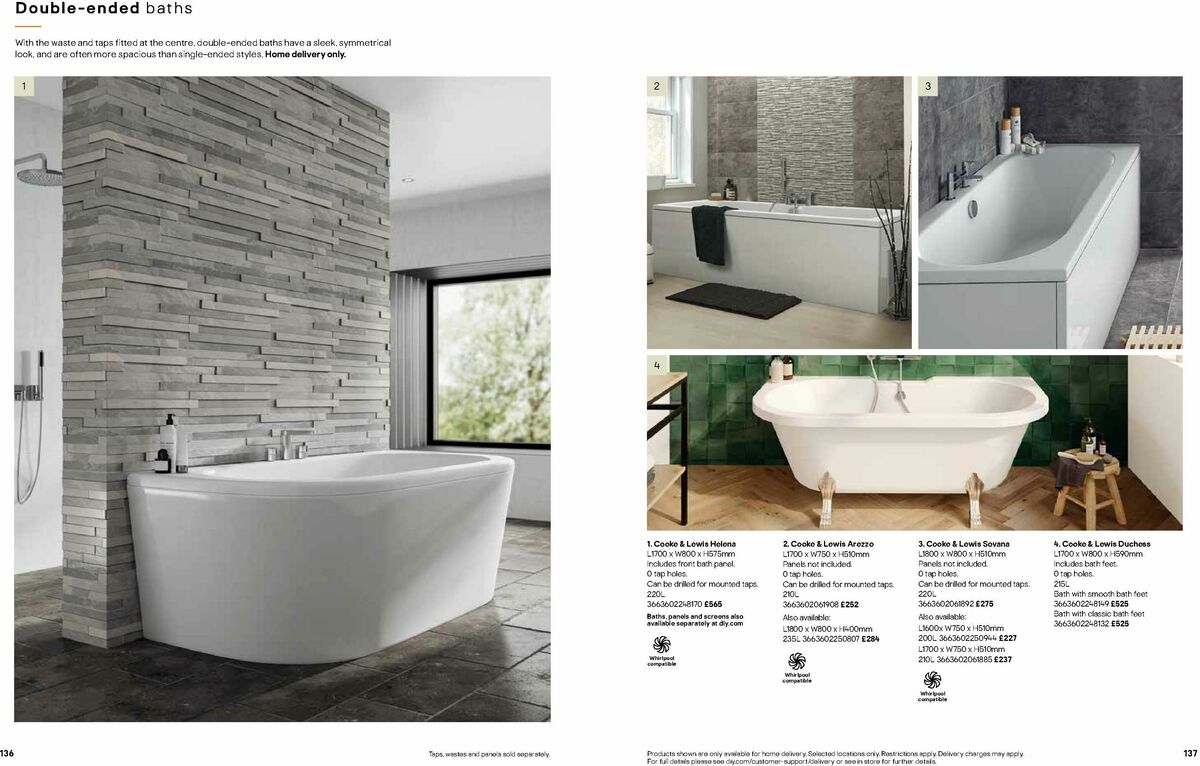 B&Q Bathrooms Offers from 1 June