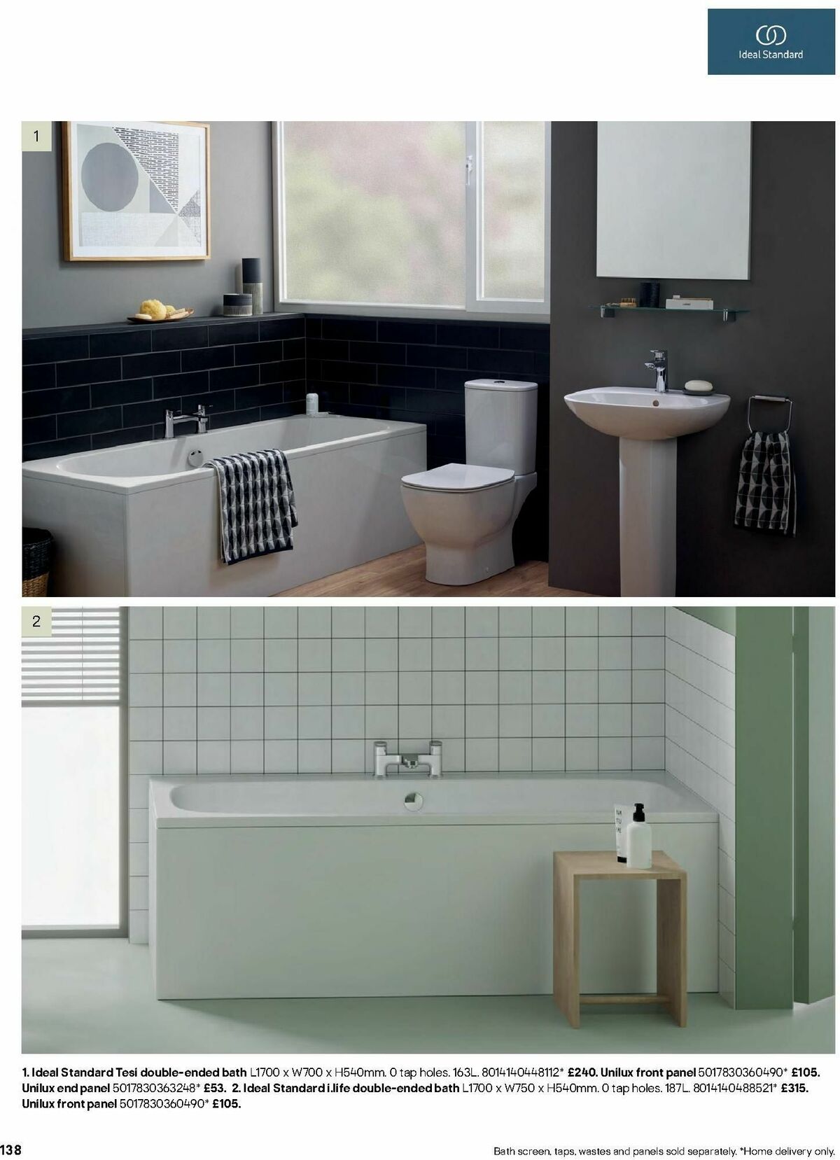 B&Q Bathrooms Offers from 1 July